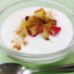 ホットりんごヨーグルト
