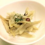 ごぼうのぺペロンチーノ