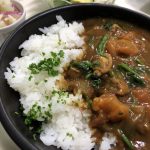 ほうれん草とあさりのカレー