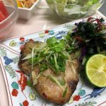 かつおのソテー薬味のせ